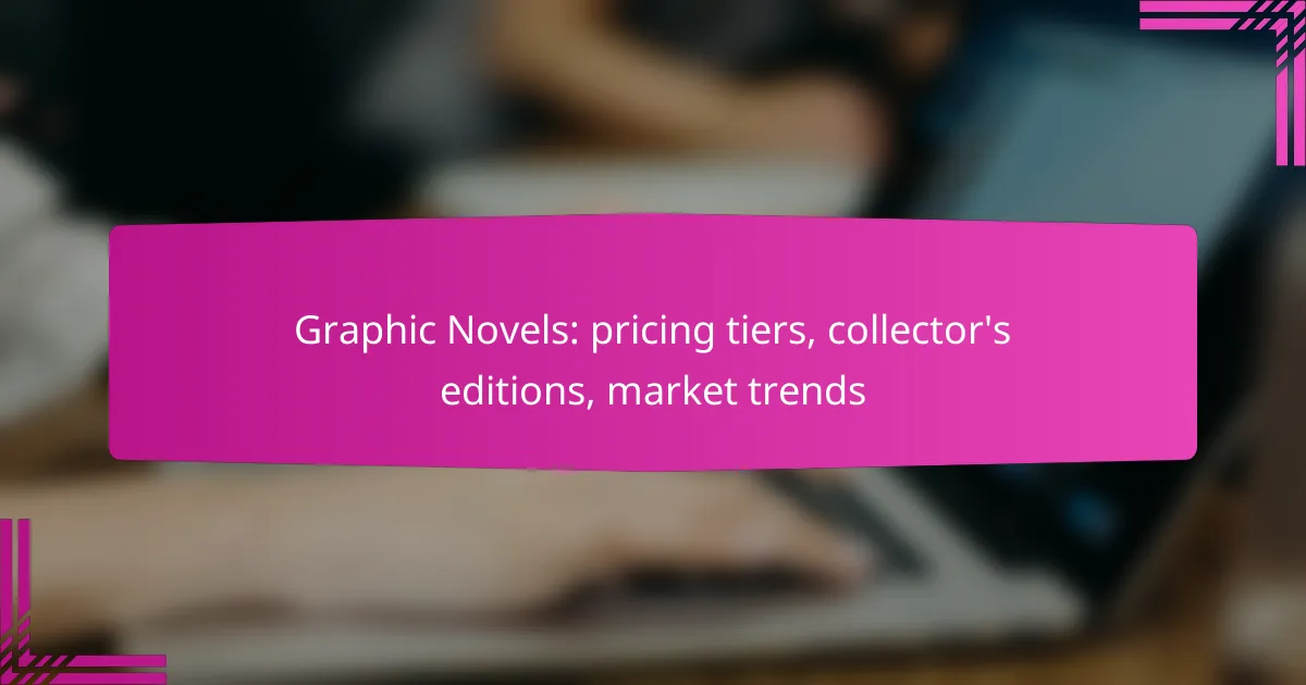 Graphic Novels: pricing tiers, collector’s editions, market trends