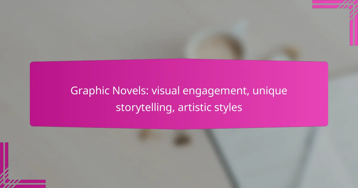 Graphic Novels: visual engagement, unique storytelling, artistic styles